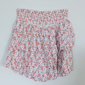 Hollister cute frilly floral pattern skirt size S